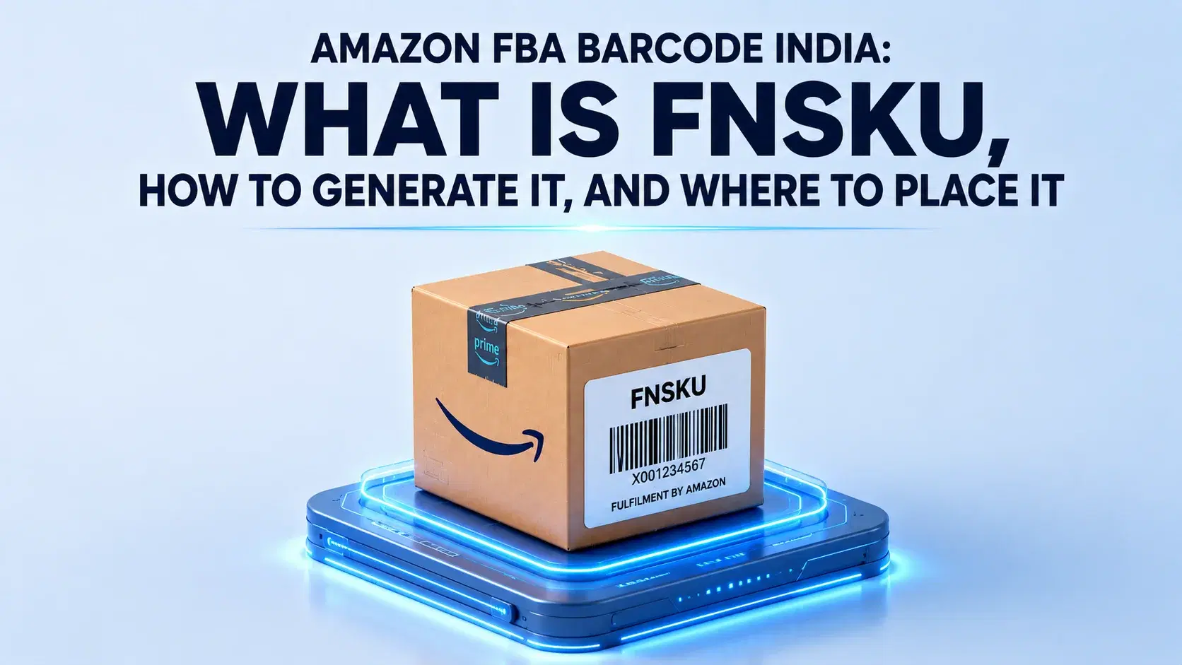 Amazon FBA Barcode India: What Is FNSKU, How to Generate It, and Where to Place It